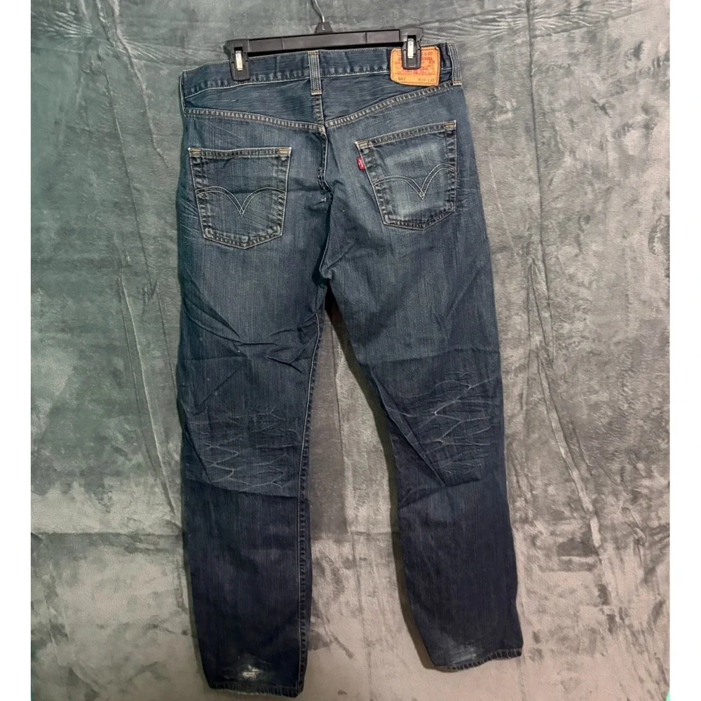 Levis 501 XX Jeans Mens 33X32 Button Fly Vinatge Y2K Western Straight Heel Drag